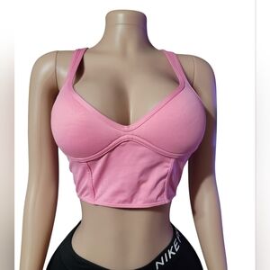 Active USA Blush Pink Sports Bra